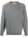 Brunello Cucinelli Regular-fit Cashmere Pullover In Grey