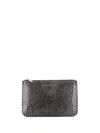 ORCIANI SNAKE-EMBOSSED WALLET