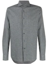 CORNELIANI HOUNDSTOOTH PATTERN SHIRT