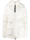 PINKO TIE-WAIST PADDED COAT