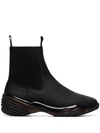 GANNI TEXTURED SOLE CHELSEA BOOTS