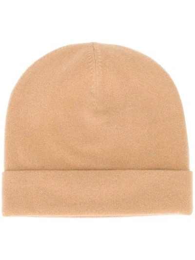 Joseph Knitted Beanie In Brown