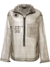 Sankuanz Check Pattern Jacket In Brown