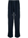 Vilebrequin Drawstring Track Trousers In Blue