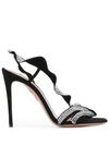 AQUAZZURA SUE 115MM SANDALS