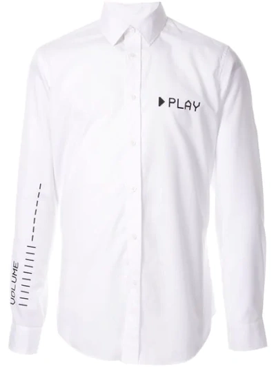 Ports V Play Print Shirt In White