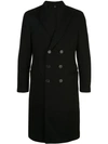 NEIL BARRETT DOUBLE-BREASTED FITTED COAT