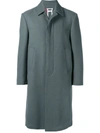 THOM BROWNE RELAXED CASHMERE BAL COLLAR OVERCOAT