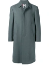 Thom Browne Relaxed Cashmere Bal Collar Overcoat In Grey