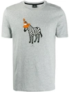 PS BY PAUL SMITH CONE ZEBRA-PRINT T-SHIRT