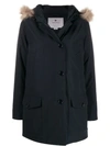 Woolrich Arctic Parka Coat In Blue