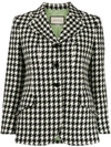 GUCCI HOUNDSTOOTH-PRINT BLAZER