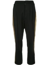 MAISON MARGIELA SIDE STRIPE TAILORED TROUSERS