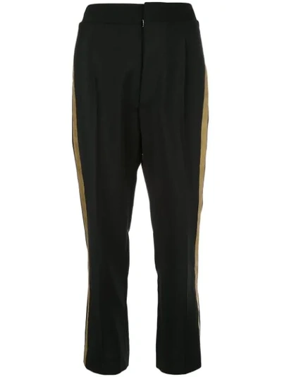 Maison Margiela Side Stripe Tailored Trousers In Black
