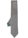 BRIONI HOUNDSTOOTH-PRINT TIE