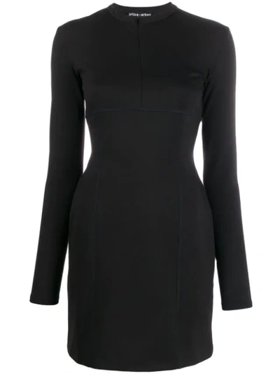 Artica Arbox Short Fitted Dress In Black