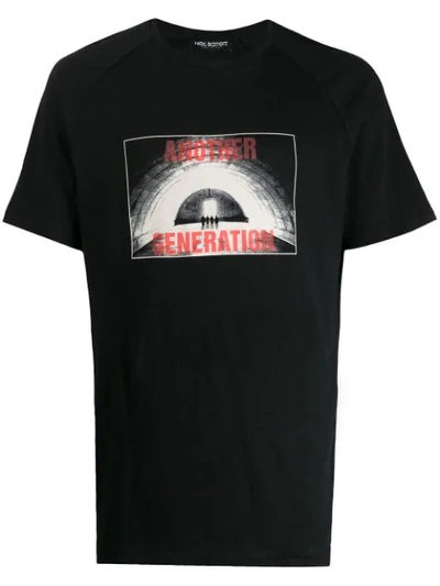 Neil Barrett Another Generation T恤 In Black