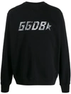 GOLDEN GOOSE GOLDEN LOGO PRINT SWEATSHIRT