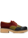 CHIE MIHARA PANELLED LACE-UP SHOES
