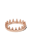 ANNOUSHKA 18KT ROSE GOLD CROWN RING