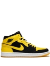 Jordan Air  1 Mid "old Love/new Love" Sneakers In Black