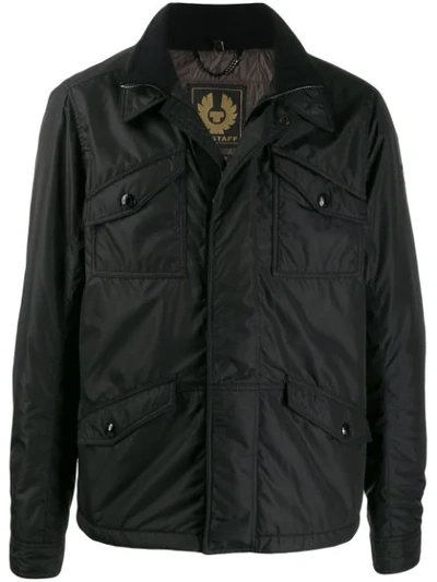 Belstaff Navigator Zipped Jacket In Black