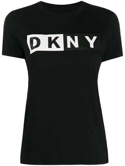 Dkny Sport Logo T-shirt, Created For Macy's In Black