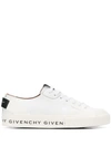 Givenchy Logo-print Leather And Rubber Sneakers In White