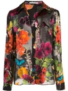 ALICE AND OLIVIA ELOISE FLORAL SHIRT