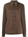 LEMAIRE LONG SLEEVED COTTON SHIRT