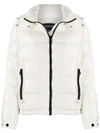 Duvetica Hooded Puffer Jacket In White