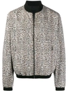 ROBERTO CAVALLI LEOPARD PRINT BOMBER JACKET