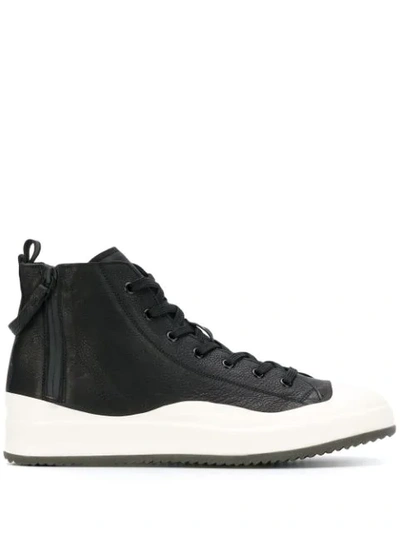 Officine Creative Ace Trainers In Black Leather