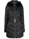 BARBOUR BELTED PUFFER COAT