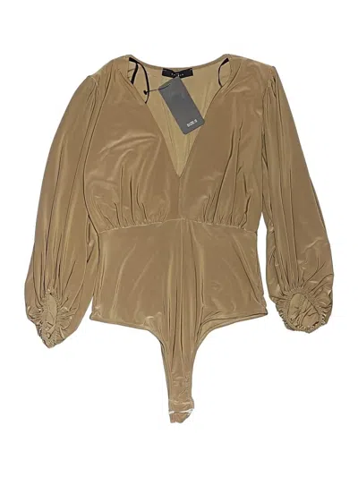 Pre-owned 21 Saints 3/4 Sleeve Blouse In Tan