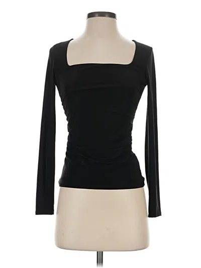 Pre-owned 21 Saints 3/4 Sleeve T-shirt In Black
