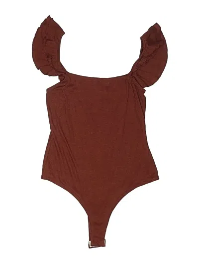 Pre-owned 21 Saints Bodysuit In Brown