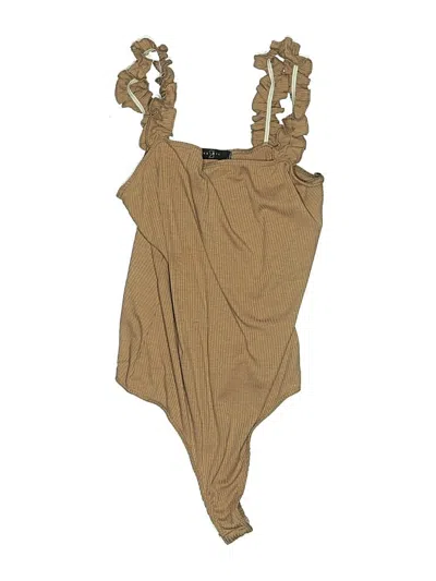 Pre-owned 21 Saints Bodysuit In Tan