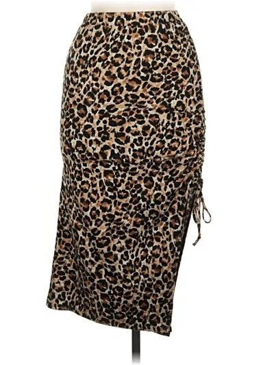 Pre-owned 21 Saints Casual Skirt In Brown