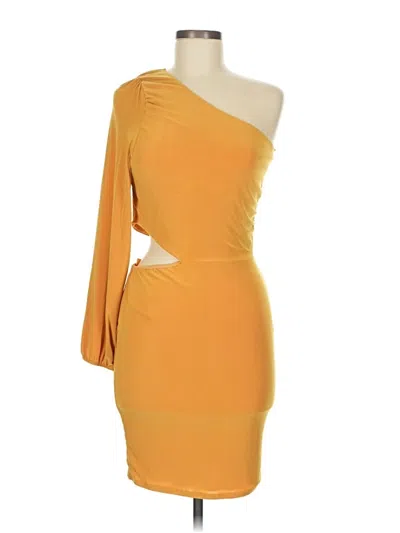 Pre-owned 21 Saints Cocktail Dress In Orange