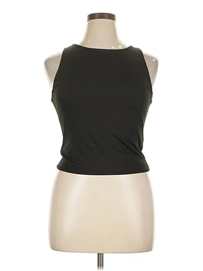 Pre-owned 21 Saints Tank Top Black Halter Neckline Tops