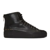COMMON PROJECTS BLACK TOURNAMENT HIGH SUPER SNEAKERS
