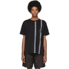 MONCLER GENIUS 7 MONCLER FRGMT HIROSHI FUJIWARA BLACK STRIPE T-SHIRT