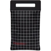 A-COLD-WALL* A-COLD-WALL* BLACK GRID OVERLOCKED TABLET TOTE