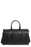 TED BAKER TOPPED LEATHER DUFFLE BAG,MXB-TOPPED-XC9M