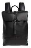 TED BAKER REEL LEATHER BACKPACK,MXB-REEL-XC9M