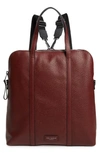 TED BAKER FABRIK LEATHER CONVERTIBLE TOTE BAG,MXB-FABRIK-XC9M