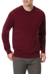Rodd & Gunn Hawtrey Regular Fit Crewneck Wool Sweater In Sangria