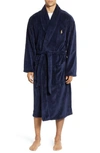 Polo Ralph Lauren Plush Robe In Blackwatch