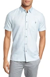 Ted Baker Slim Fit Sport Shirt In Green